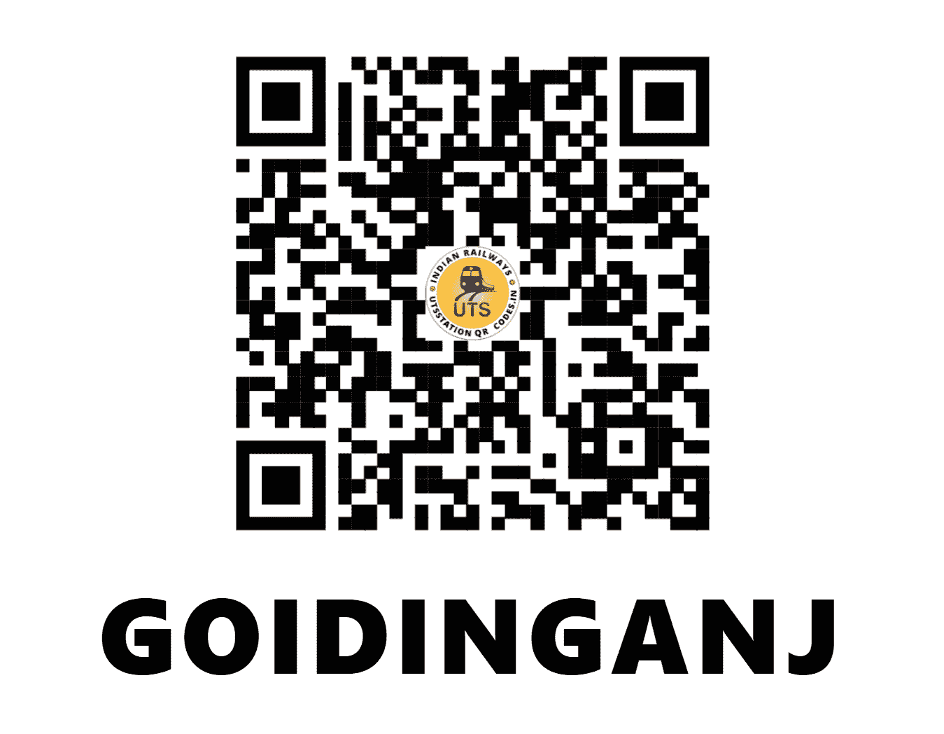 UTS QR Code for GOIDINGANJ - GJH (EC - BIHAR)