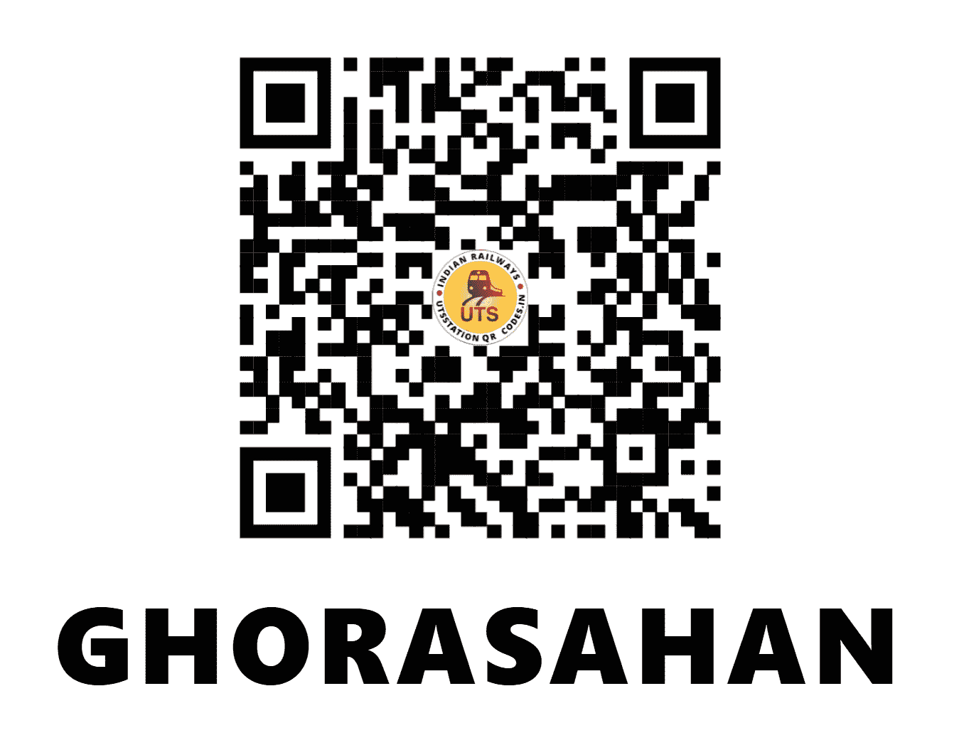UTS QR Code for GHORASAHAN - GRH (EC - BIHAR)