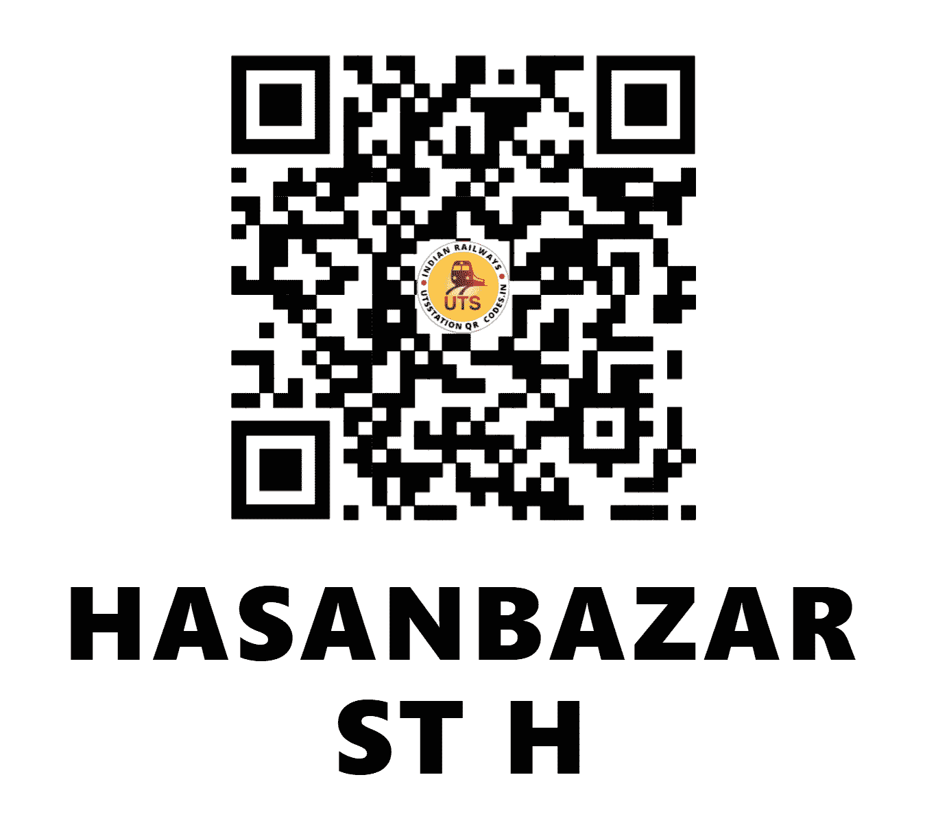 UTS QR Code for HASANBAZAR ST H - HBSH (EC - BIHAR)