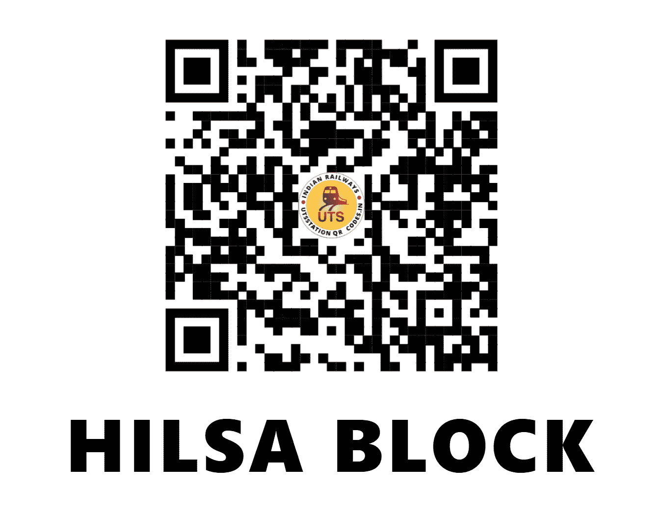 UTS QR Code for HILSA BLOCK - HIL (EC - BIHAR)