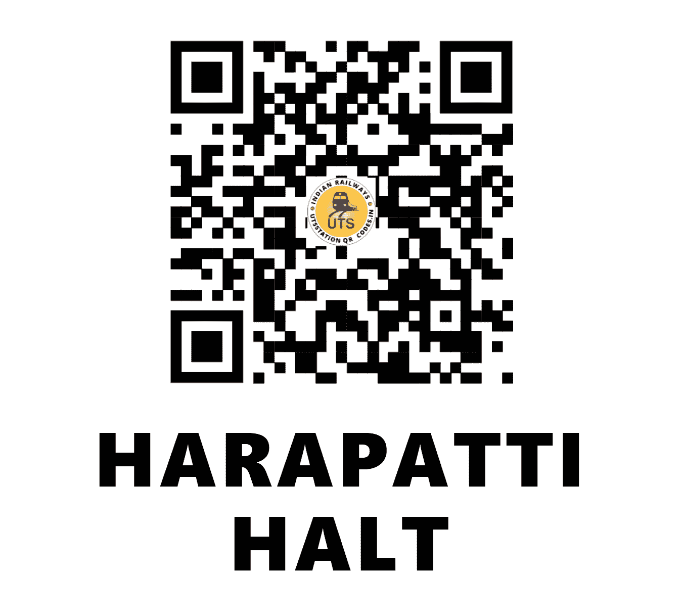 UTS QR Code for HARAPATTI HALT - HPI (EC - BIHAR)