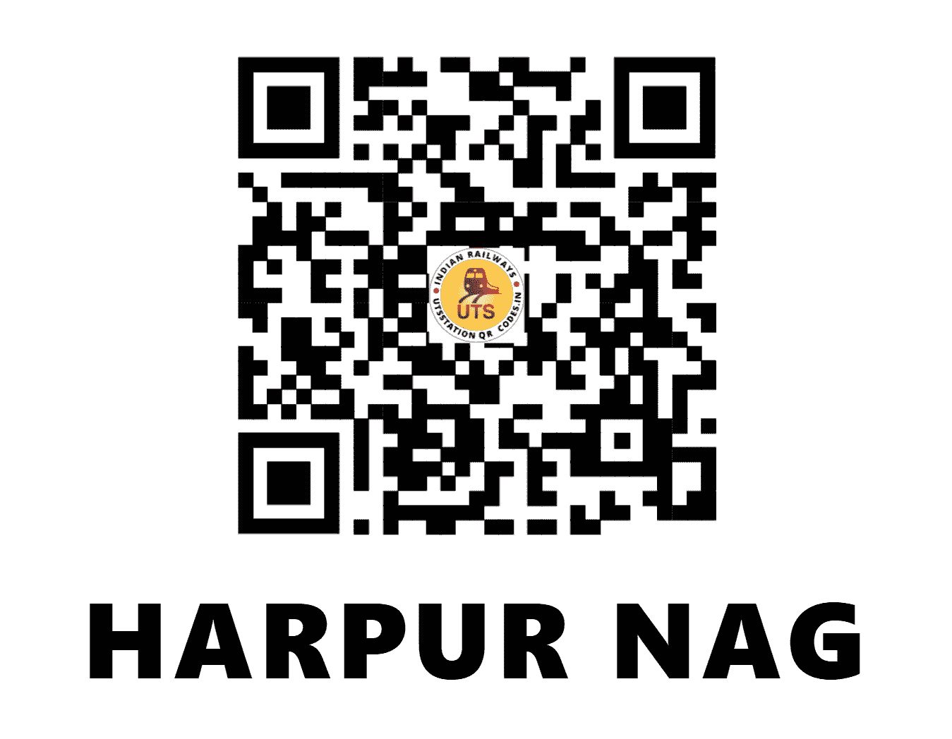 UTS QR Code for HARPUR NAG - HRNG (EC - BIHAR)