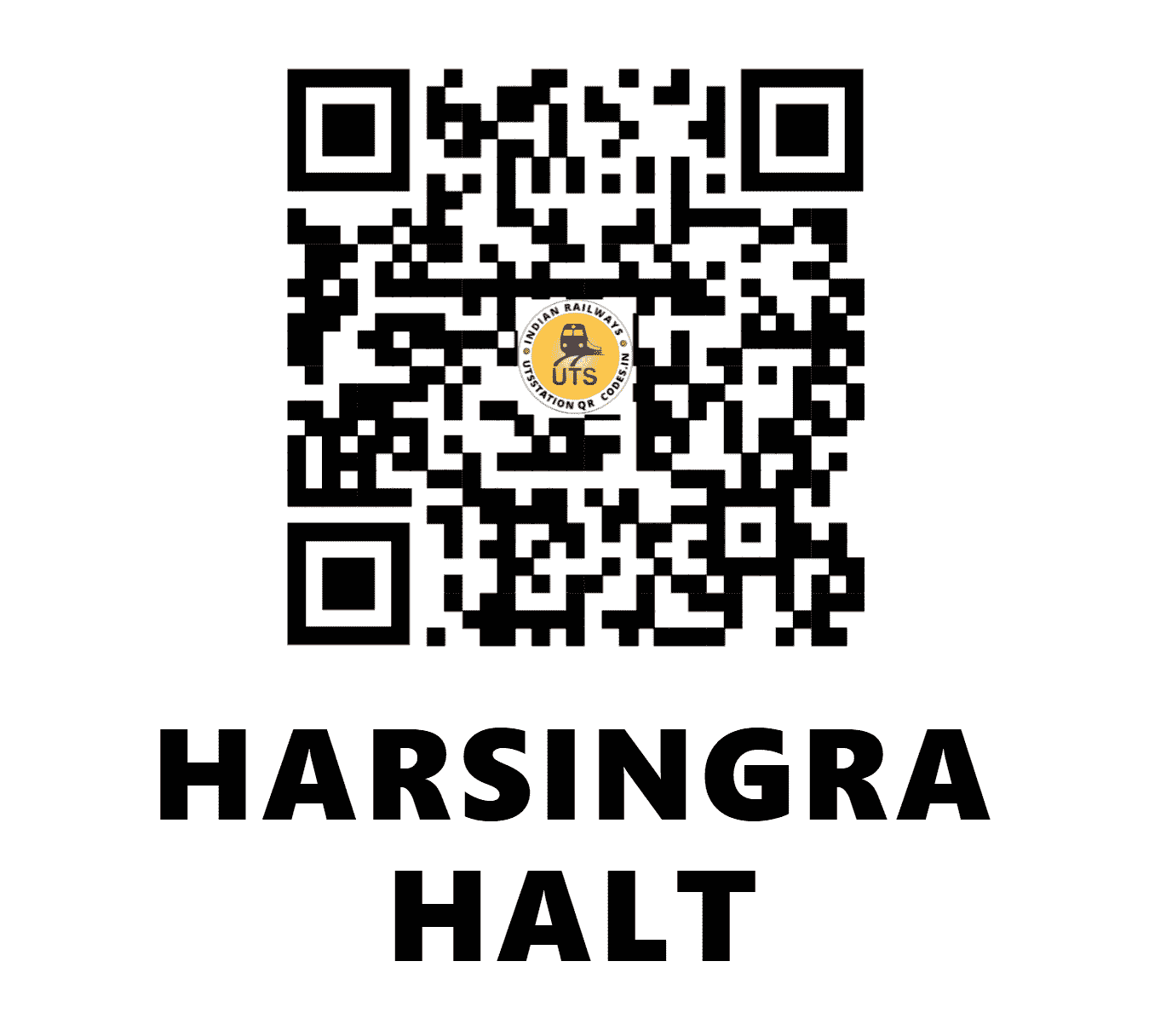 UTS QR Code for HARSINGRA HALT - HRSG (EC - BIHAR)