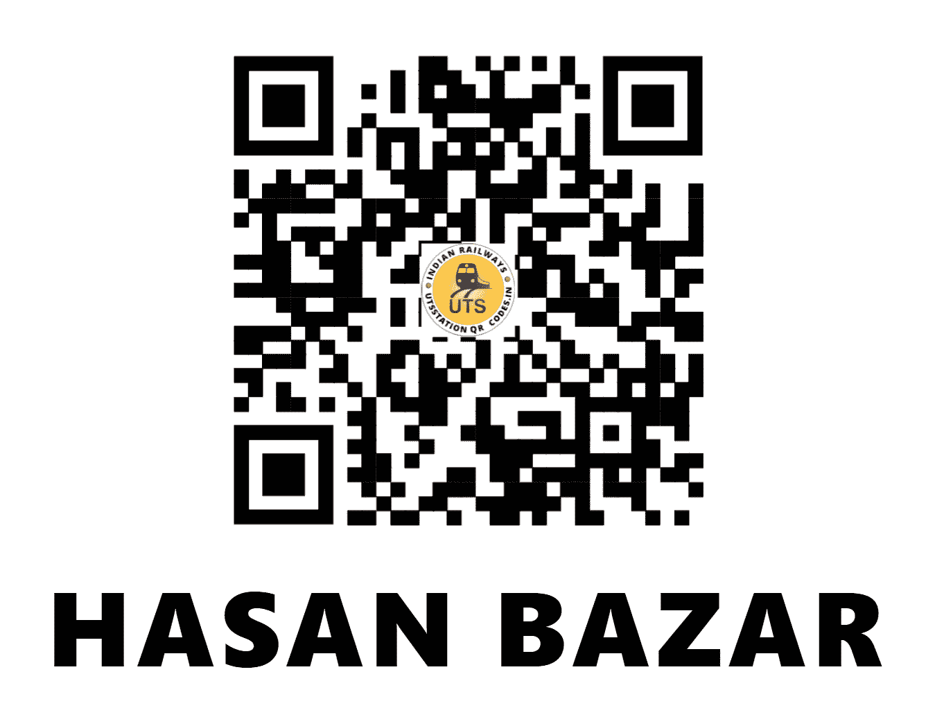 UTS QR Code for HASAN BAZAR - HSB (EC - BIHAR)