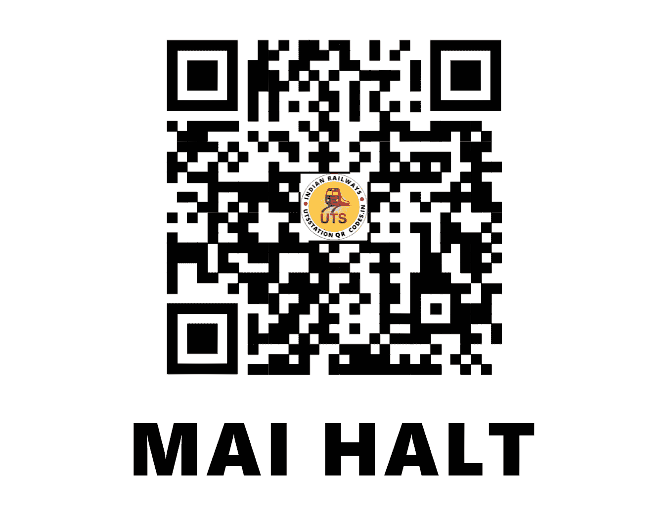 UTS QR Code for MAI HALT - IAM (EC - BIHAR)