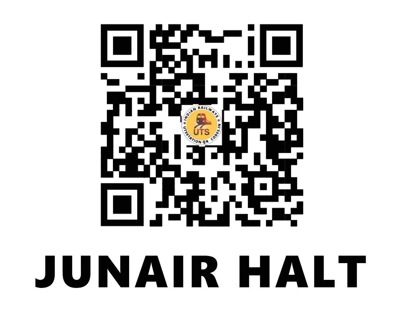 UTS QR Code for JUNAIR HALT - JAR (EC - BIHAR)