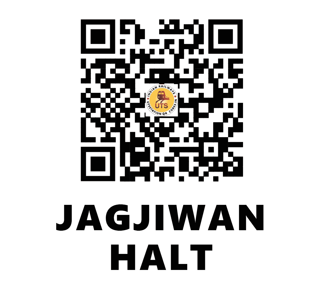 UTS QR Code for JAGJIWAN HALT - JGWL (EC - BIHAR)