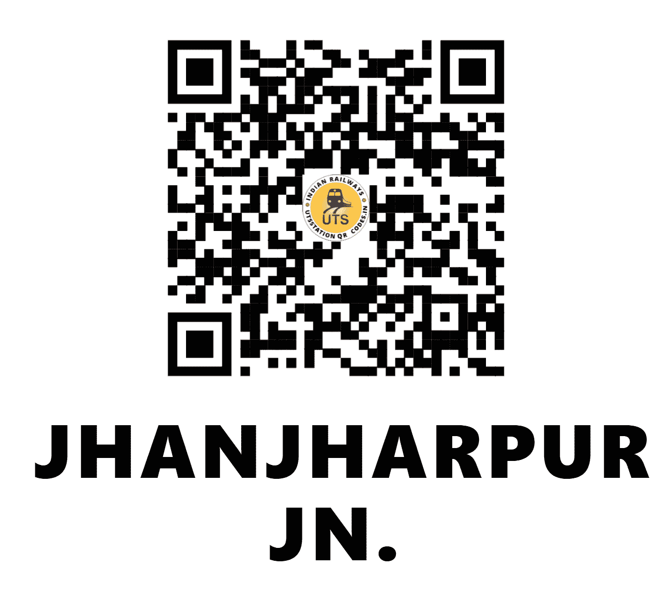 UTS QR Code for JHANJHARPUR JN. - JJP (EC - BIHAR)