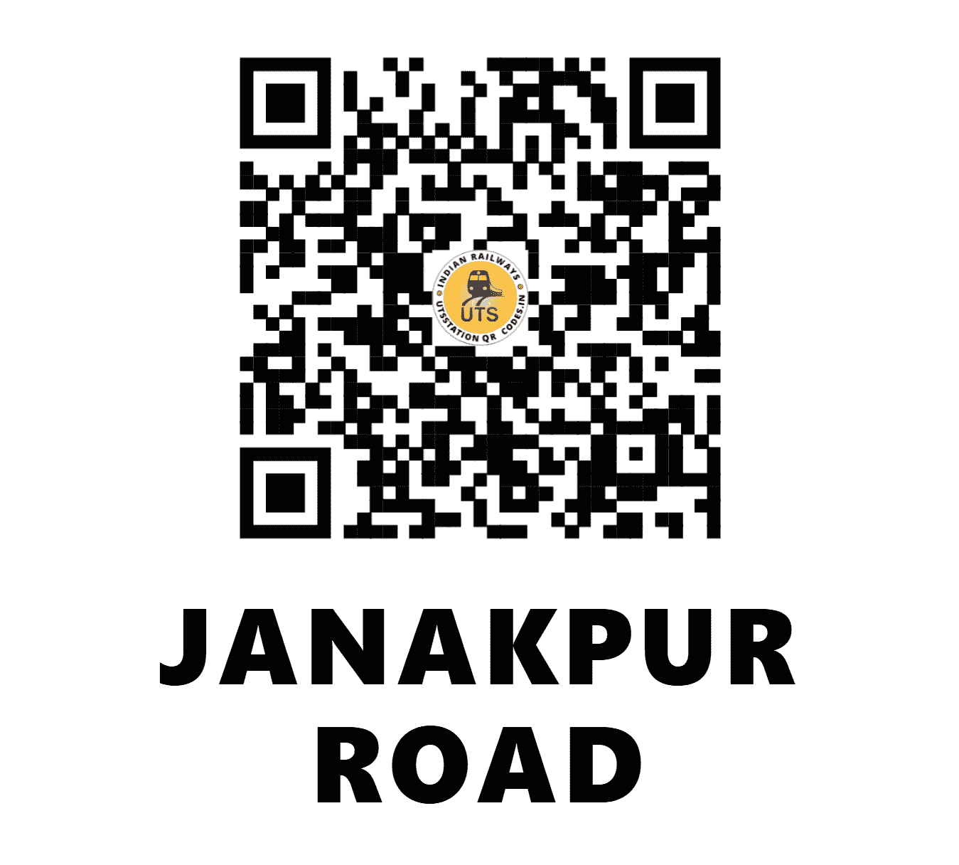 UTS QR Code for JANAKPUR ROAD - JNR (EC - BIHAR)