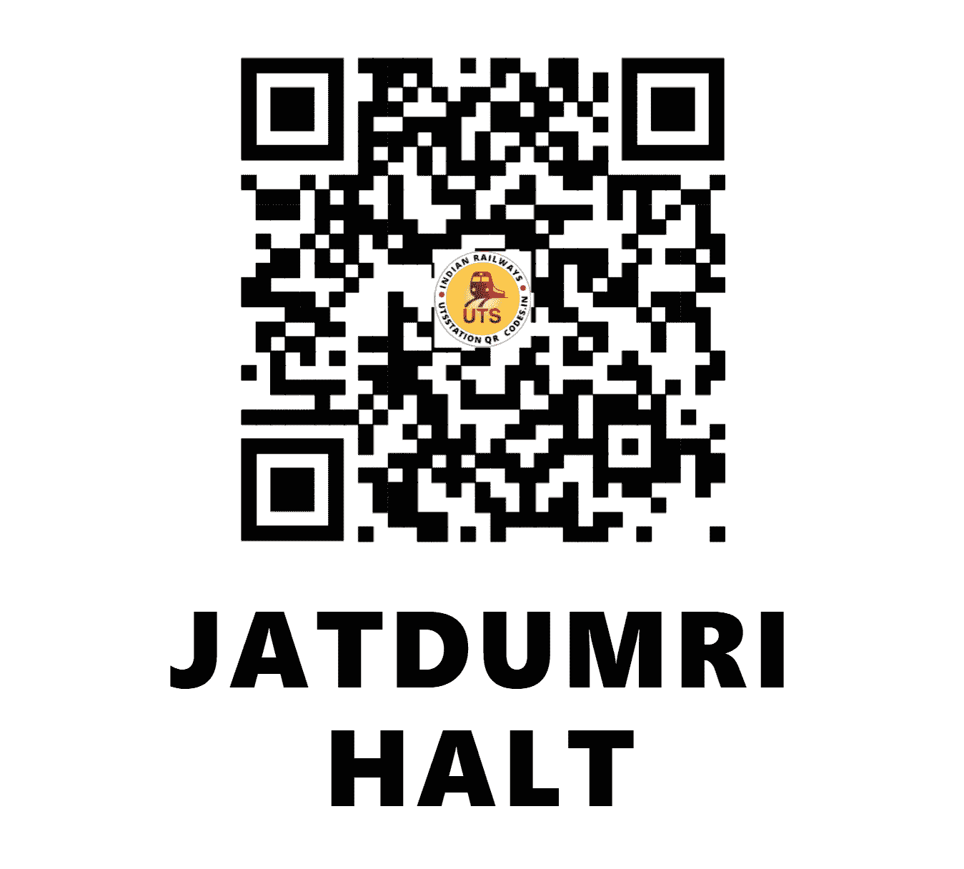 UTS QR Code for JATDUMRI HALT - JTDM (EC - BIHAR)