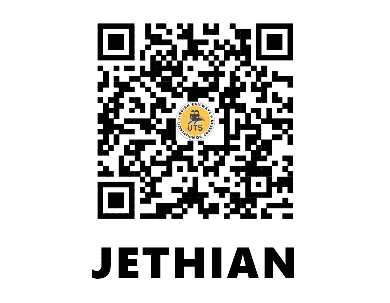 UTS QR Code for JETHIAN - JTIN (EC - BIHAR)