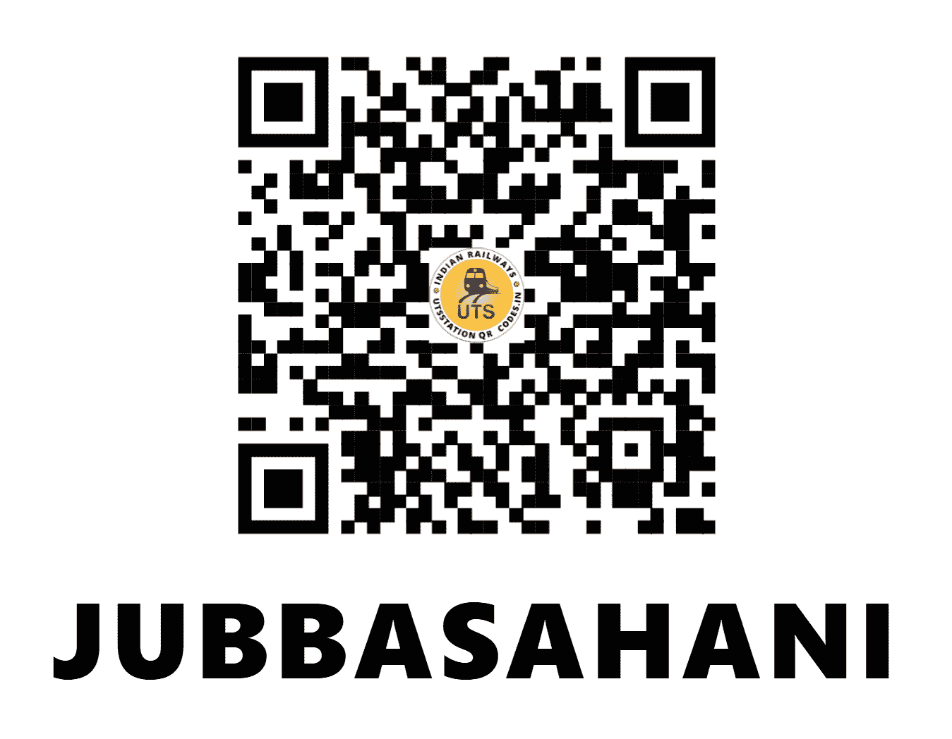 UTS QR Code for JUBBASAHANI - JUBS (EC - BIHAR)