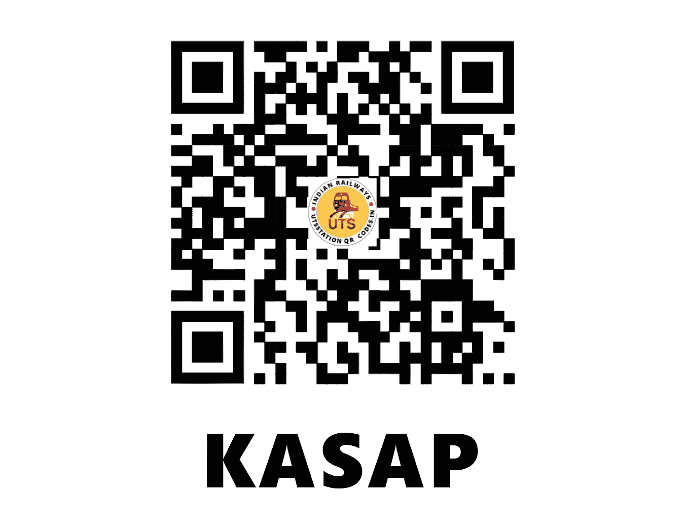 UTS QR Code for KASAP - KAC (EC - BIHAR)
