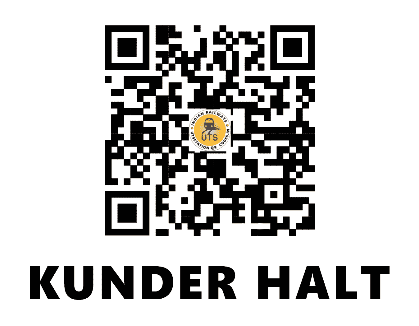 UTS QR Code for KUNDER HALT - KDER (EC - BIHAR)