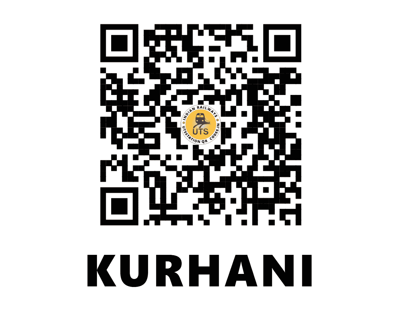UTS QR Code for KURHANI - KHI (EC - BIHAR)