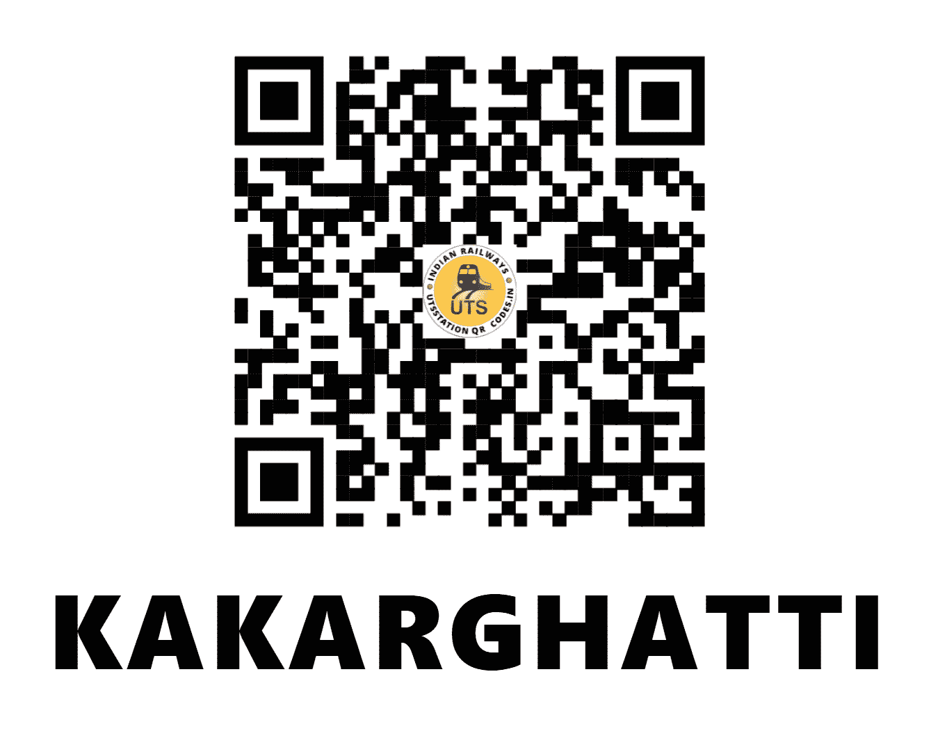 UTS QR Code for KAKARGHATTI - KKHT (EC - BIHAR)