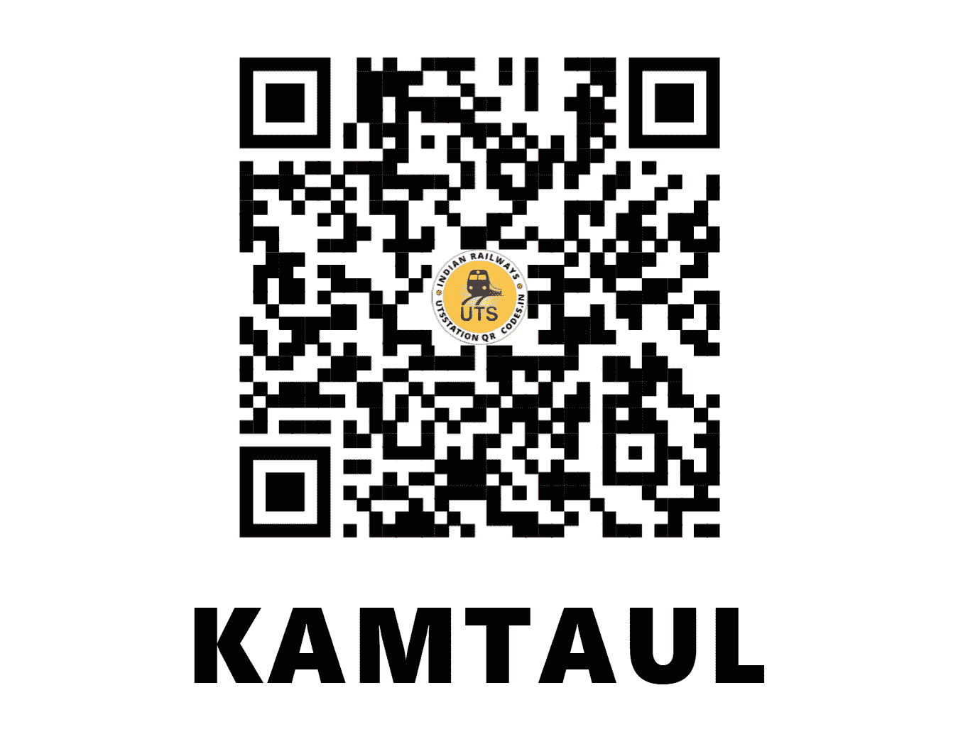 UTS QR Code for KAMTAUL - KML (EC - BIHAR)