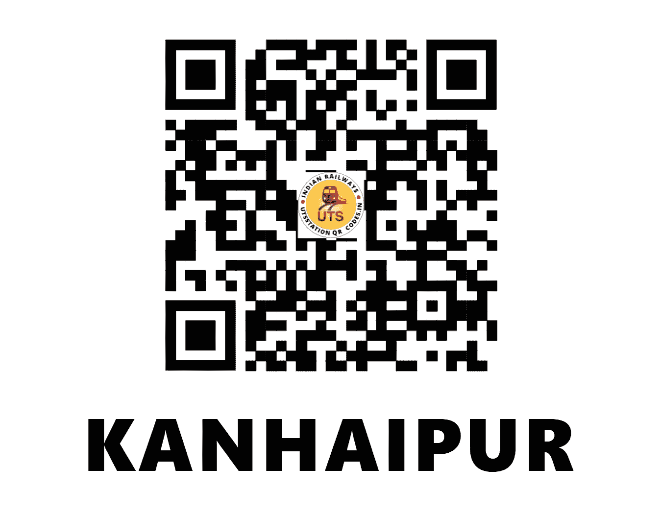 UTS QR Code for KANHAIPUR - KNHP (EC - BIHAR)