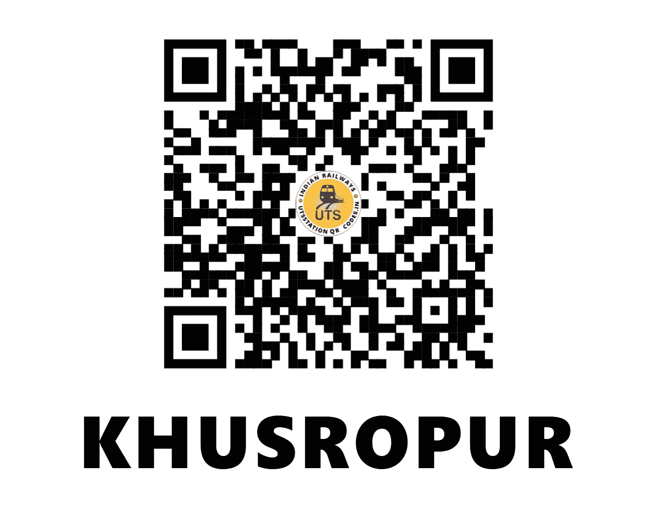 UTS QR Code for KHUSROPUR - KOO (EC - BIHAR)