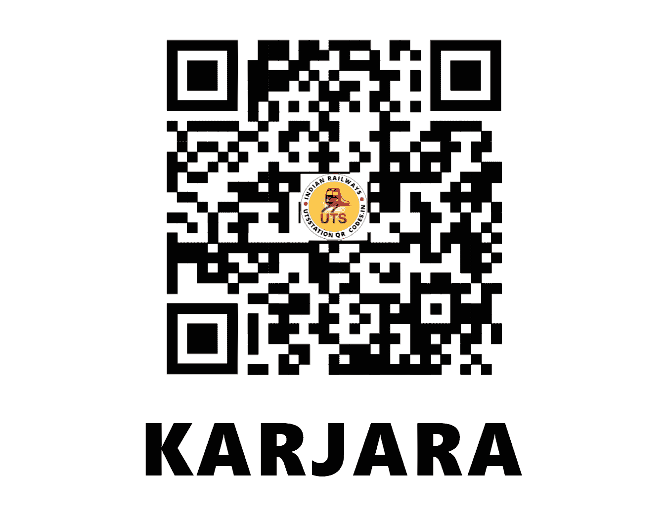UTS QR Code for KARJARA - KRJR (EC - BIHAR)