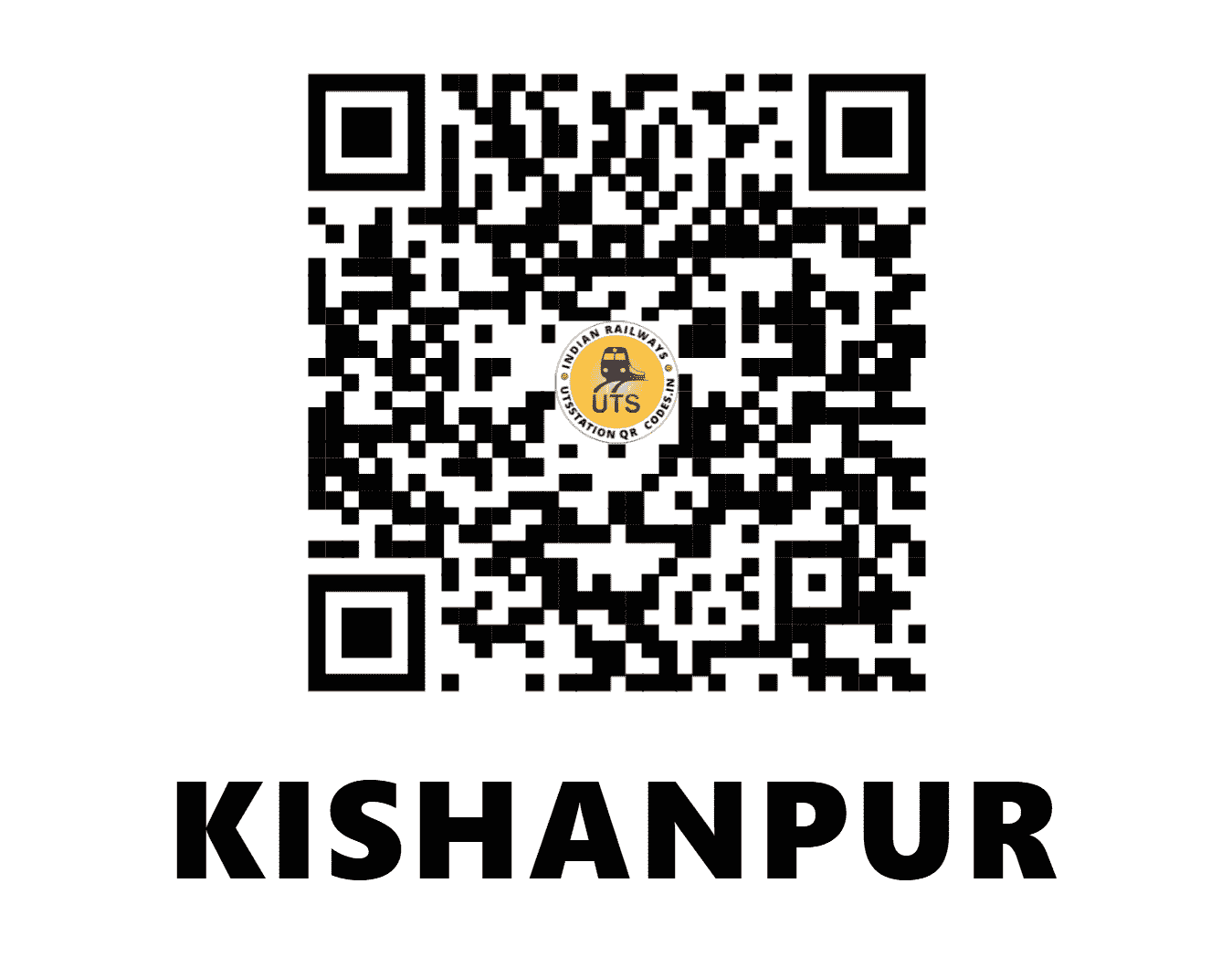 UTS QR Code for KISHANPUR - KSP (EC - BIHAR)