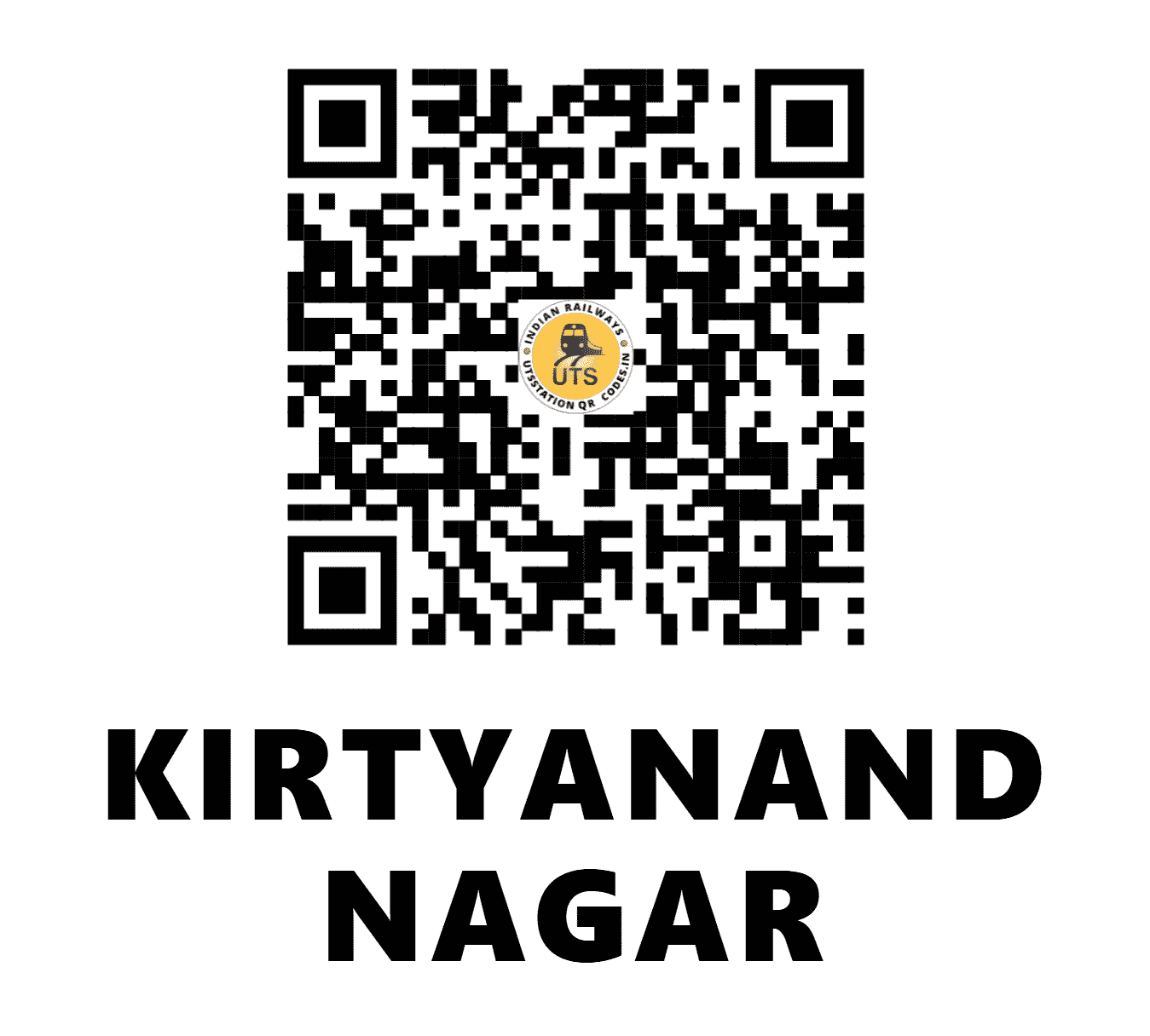 UTS QR Code for KIRTYANAND NAGAR - KTNR (EC - BIHAR)