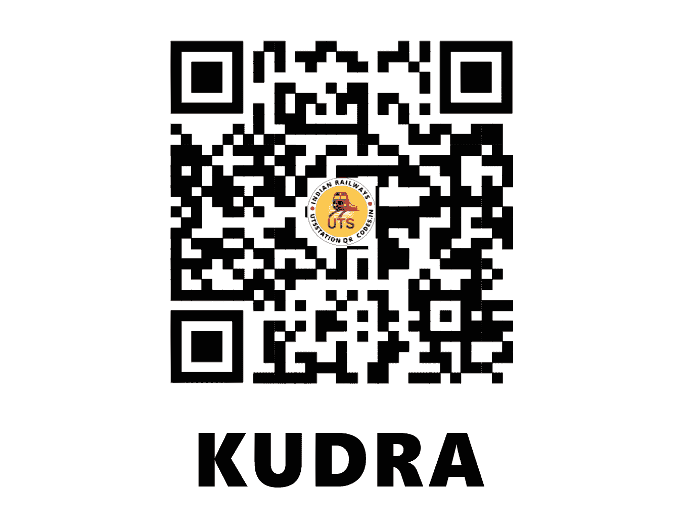 UTS QR Code for KUDRA - KTQ (EC - BIHAR)