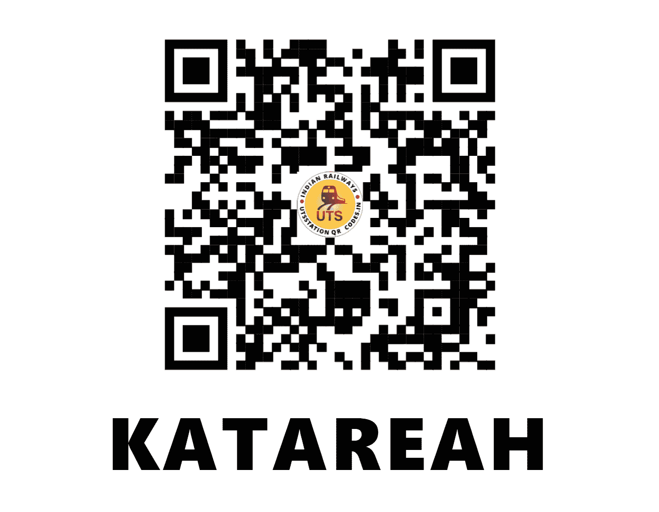 UTS QR Code for KATAREAH - KTRH (EC - BIHAR)