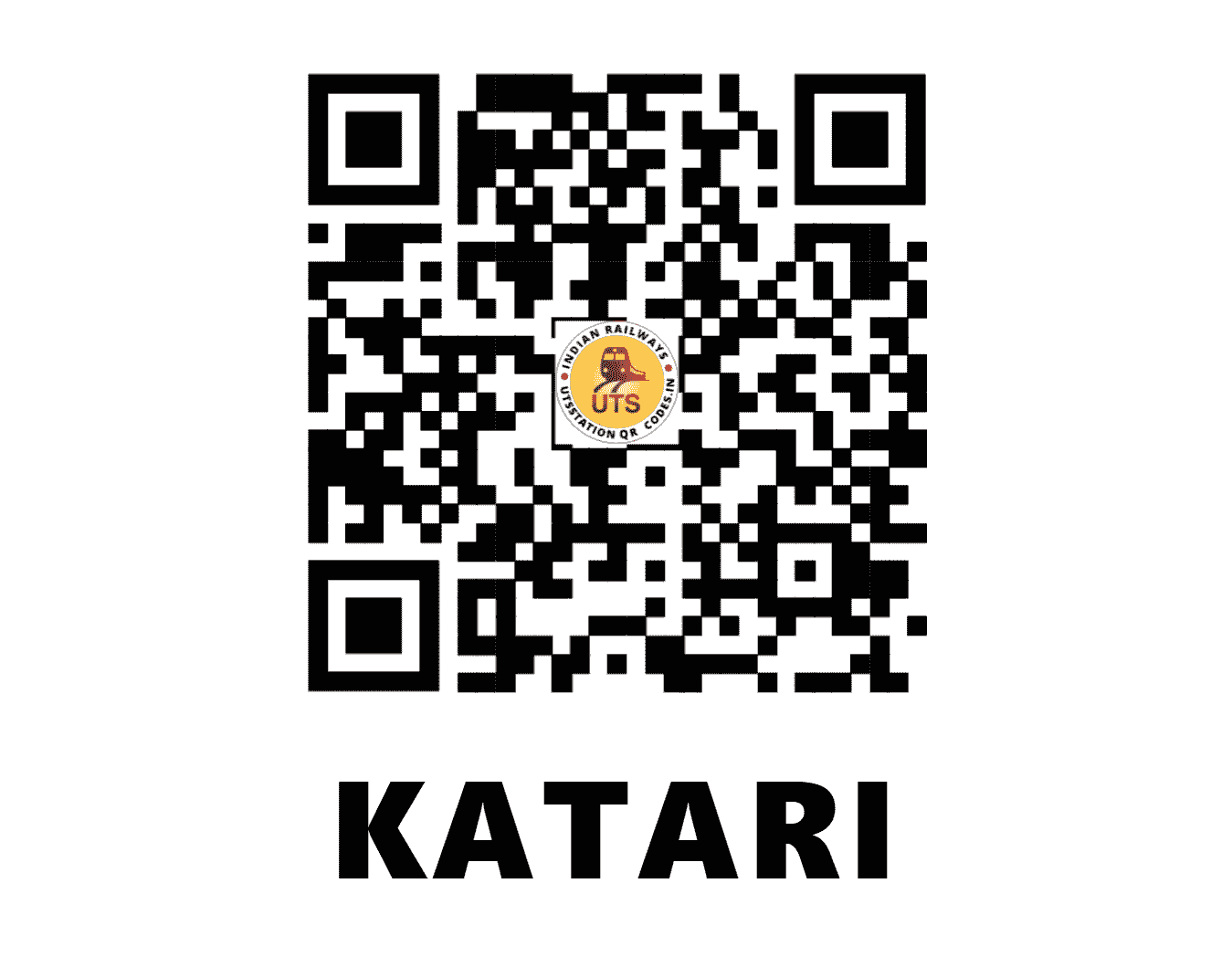 UTS QR Code for KATARI - KTRI (EC - BIHAR)