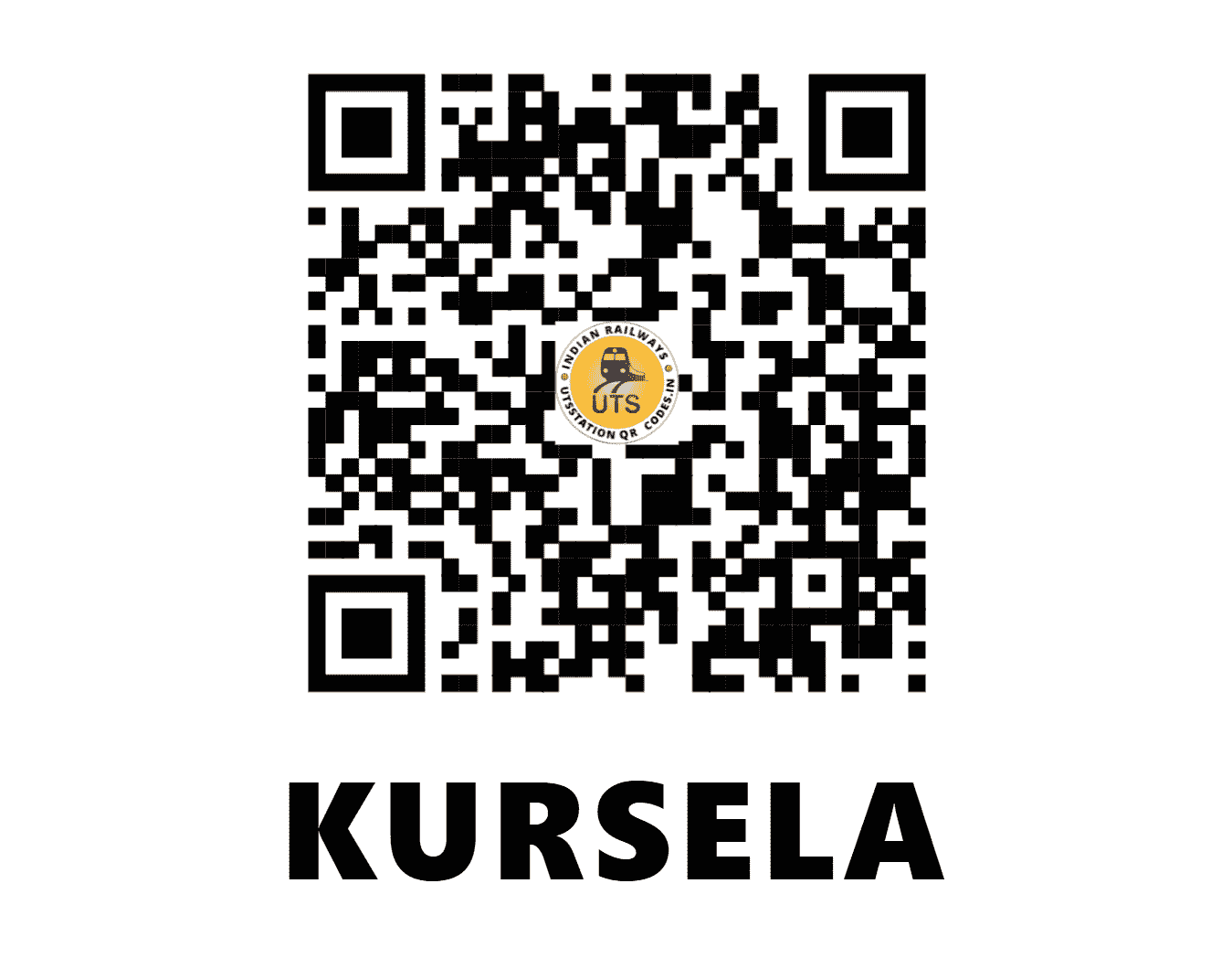 UTS QR Code for KURSELA - KUE (EC - BIHAR)