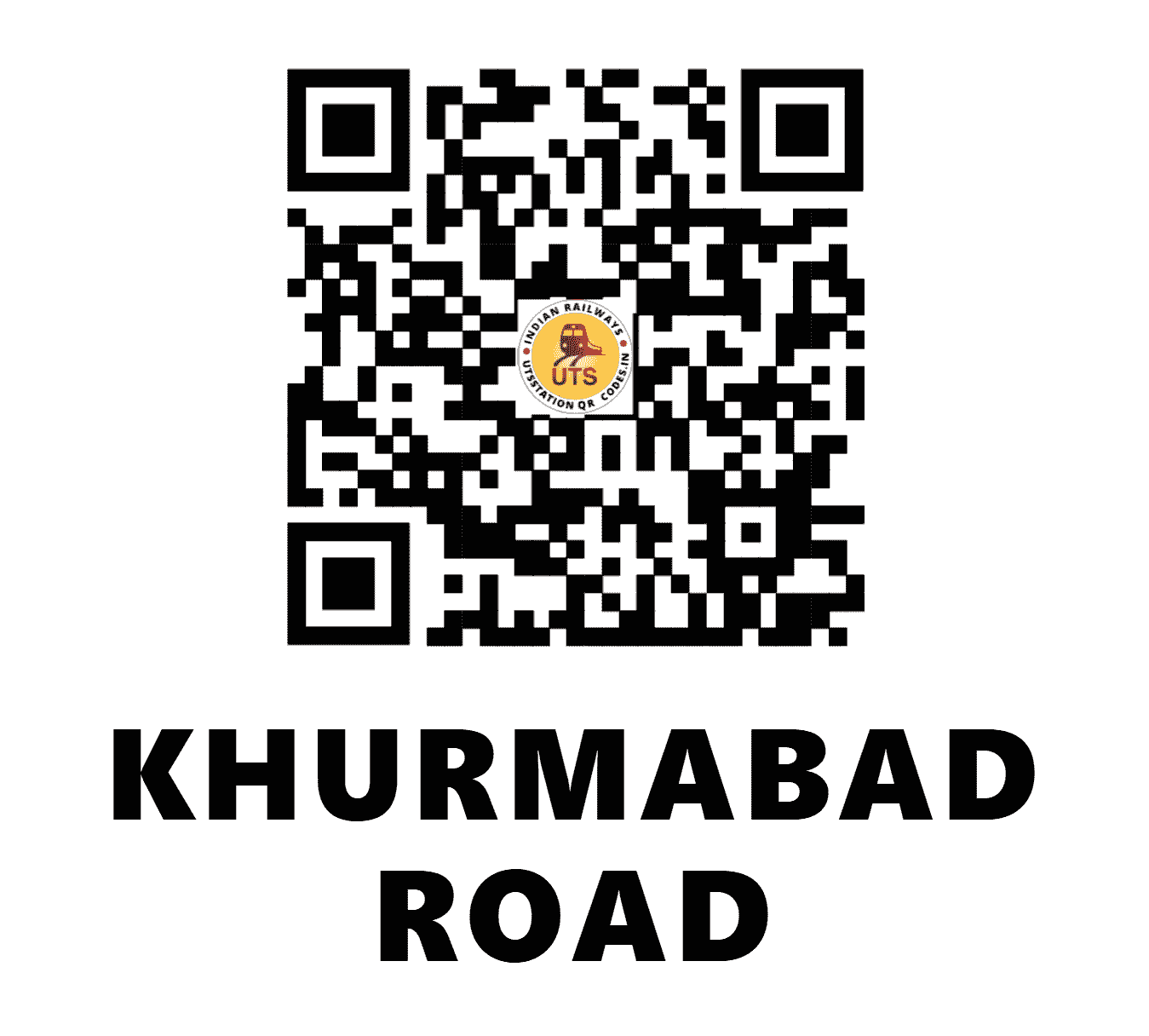 UTS QR Code for KHURMABAD ROAD - KVD (EC - BIHAR)