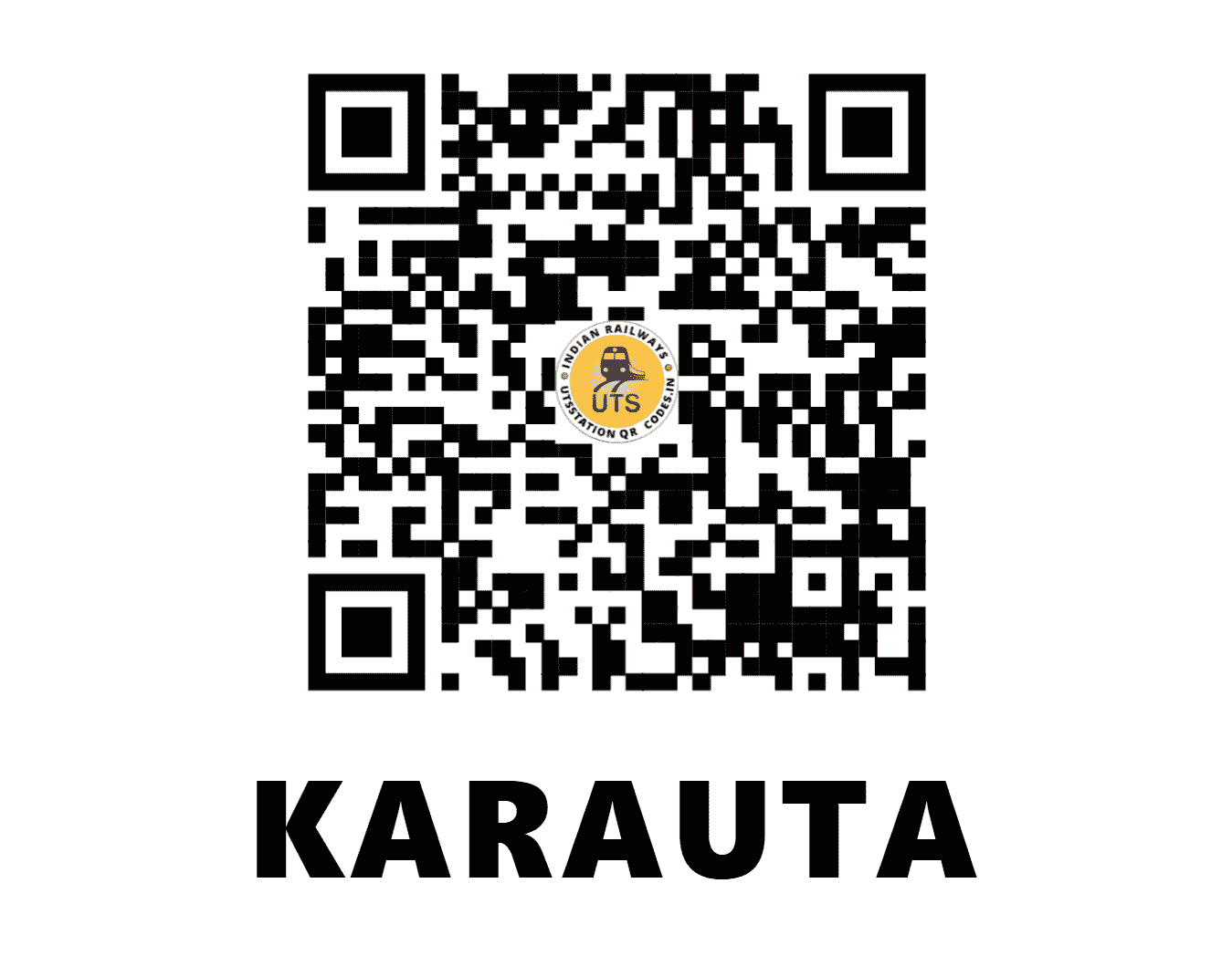 UTS QR Code for KARAUTA - KWO (EC - BIHAR)