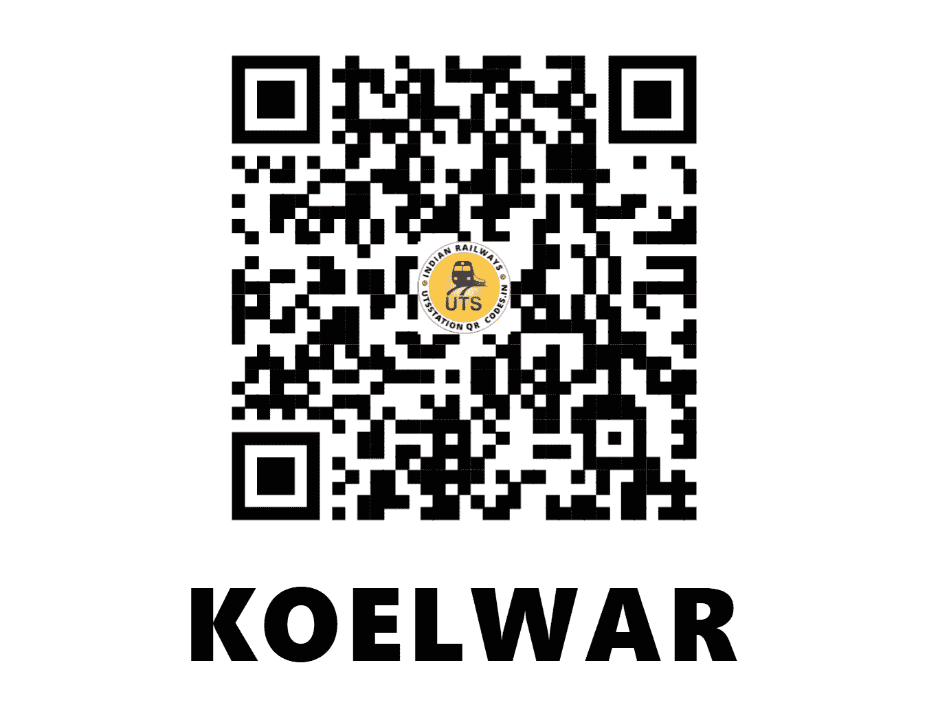 UTS QR Code for KOELWAR - KWR (EC - BIHAR)
