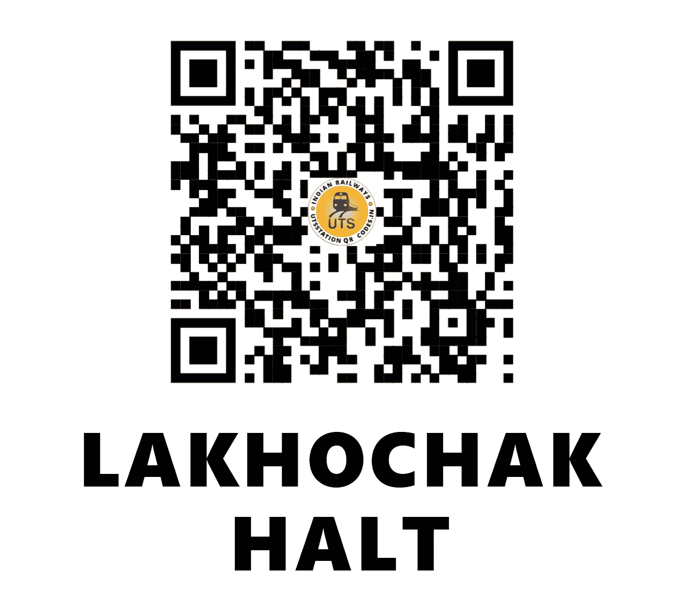 UTS QR Code for LAKHOCHAK HALT - LCK (EC - BIHAR)
