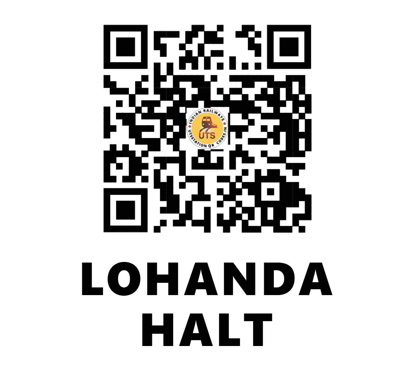UTS QR Code for LOHANDA HALT - LHNA (EC - BIHAR)