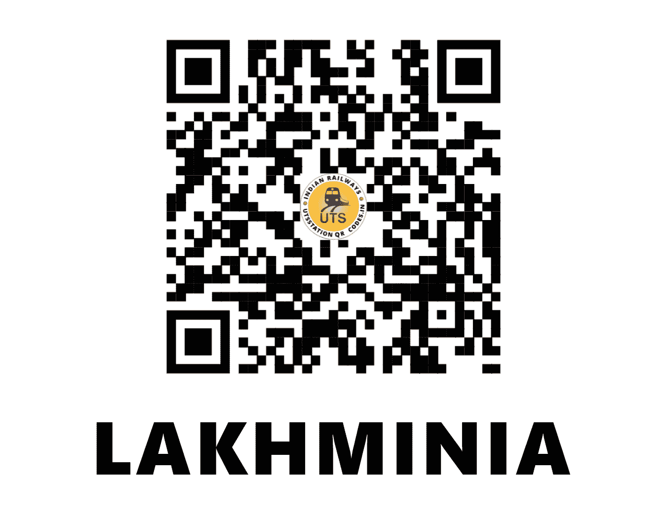 UTS QR Code for LAKHMINIA - LKN (EC - BIHAR)