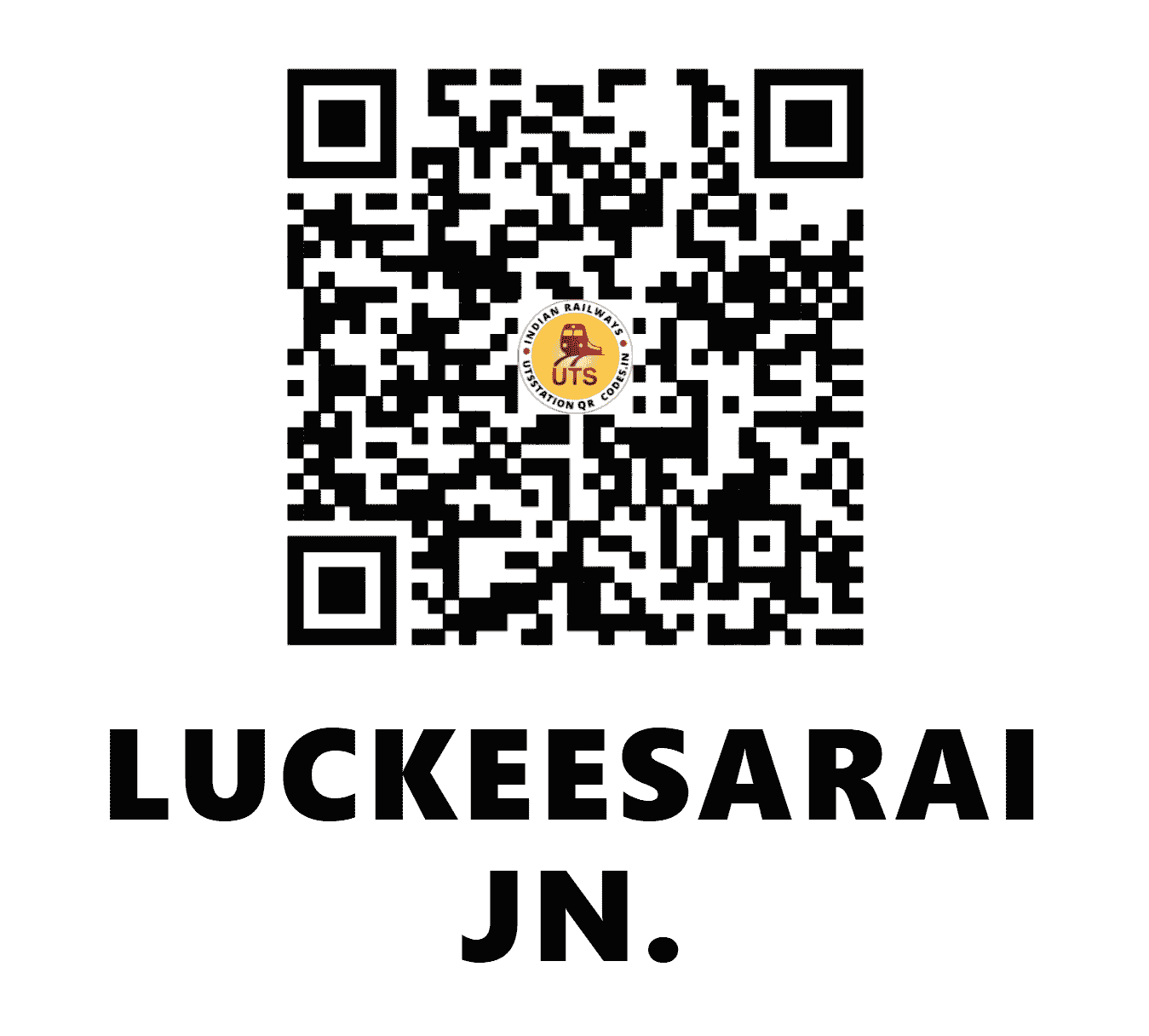 UTS QR Code for LUCKEESARAI JN. - LKR (EC - BIHAR)