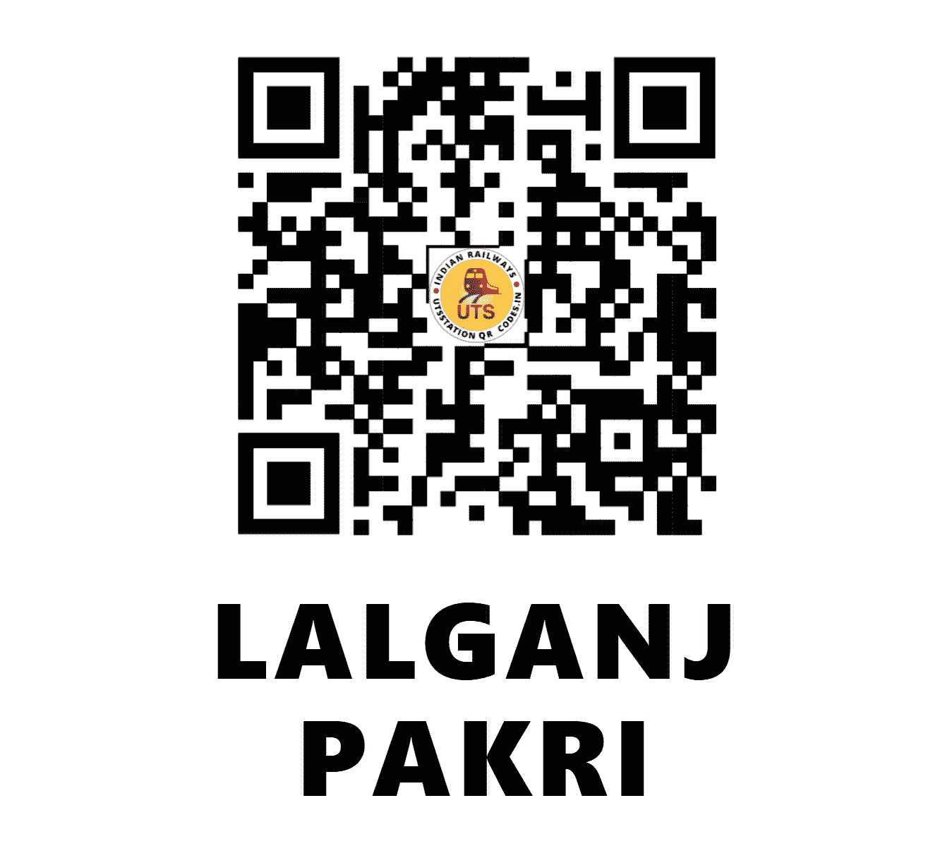 UTS QR Code for LALGANJ PAKRI - LLJP (EC - BIHAR)