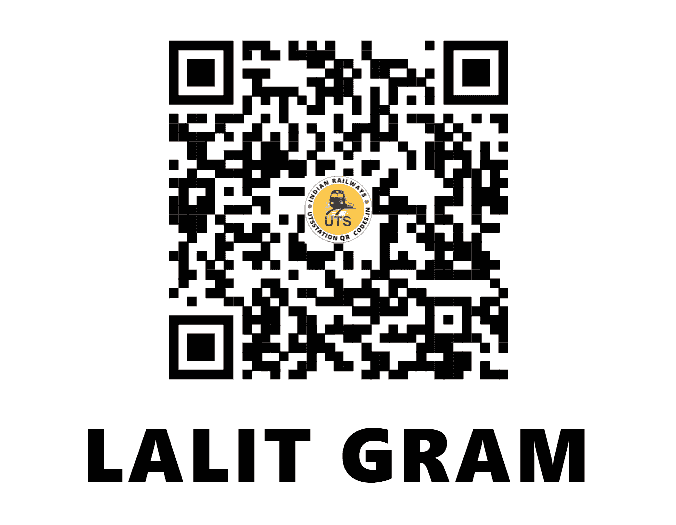 UTS QR Code for LALIT GRAM - LLP (EC - BIHAR)