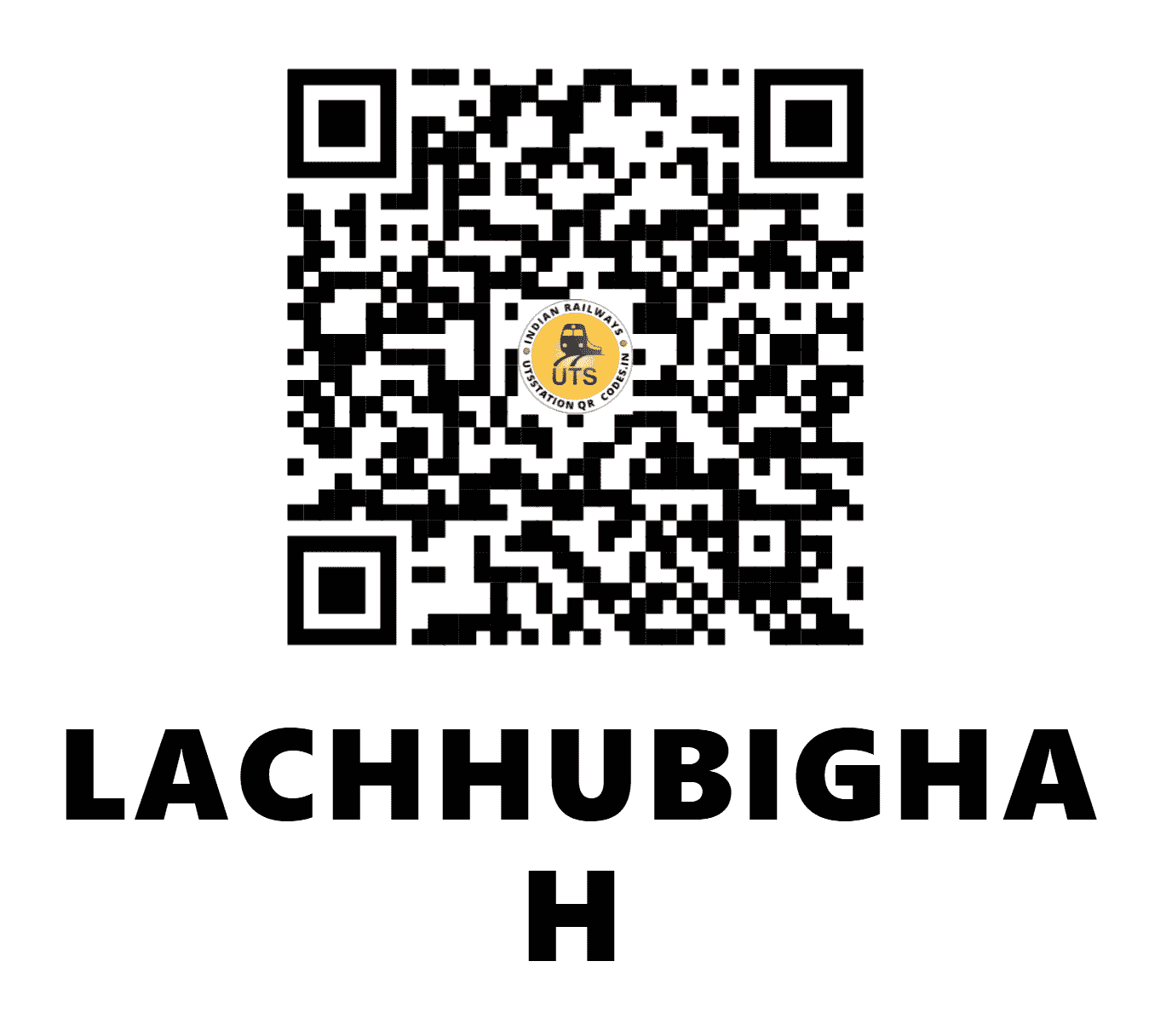 UTS QR Code for LACHHUBIGHA H - LUBA (EC - BIHAR)
