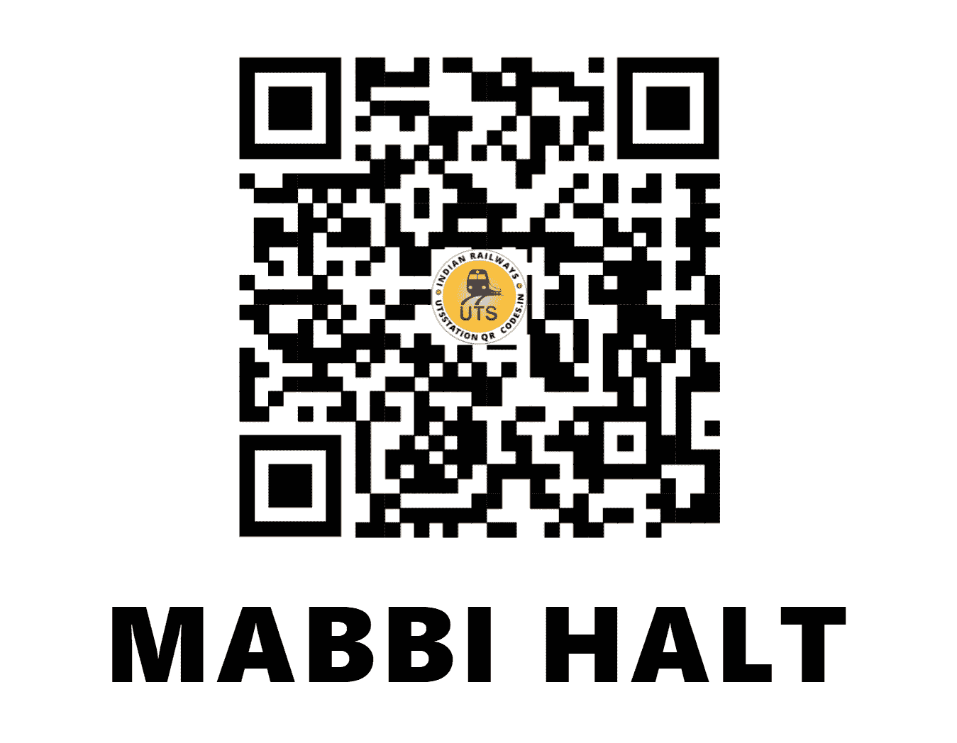 UTS QR Code for MABBI HALT - MABB (EC - BIHAR)