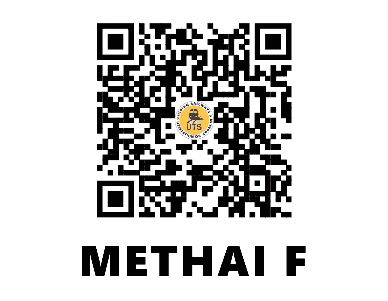 UTS QR Code for METHAI F - MEE (EC - BIHAR)