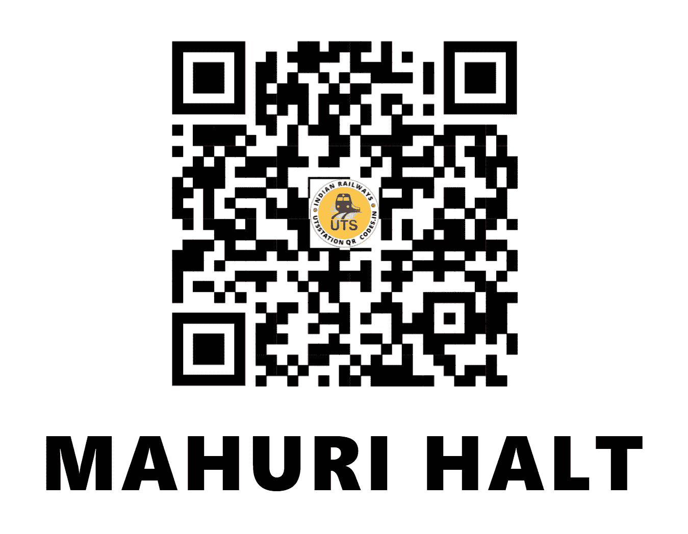 UTS QR Code for MAHURI HALT - MH (EC - BIHAR)