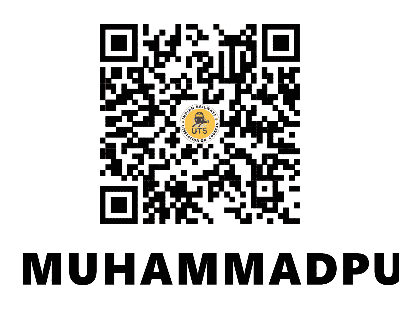 UTS QR Code for MUHAMMADPUR - MHP (EC - BIHAR)
