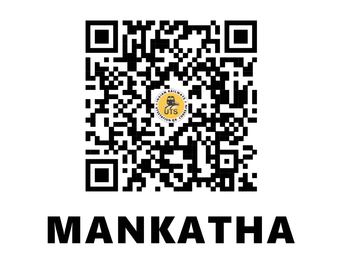 UTS QR Code for MANKATHA - MKB (EC - BIHAR)