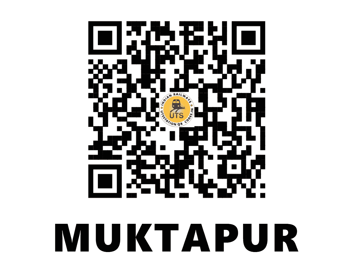 UTS QR Code for MUKTAPUR - MKPR (EC - BIHAR)