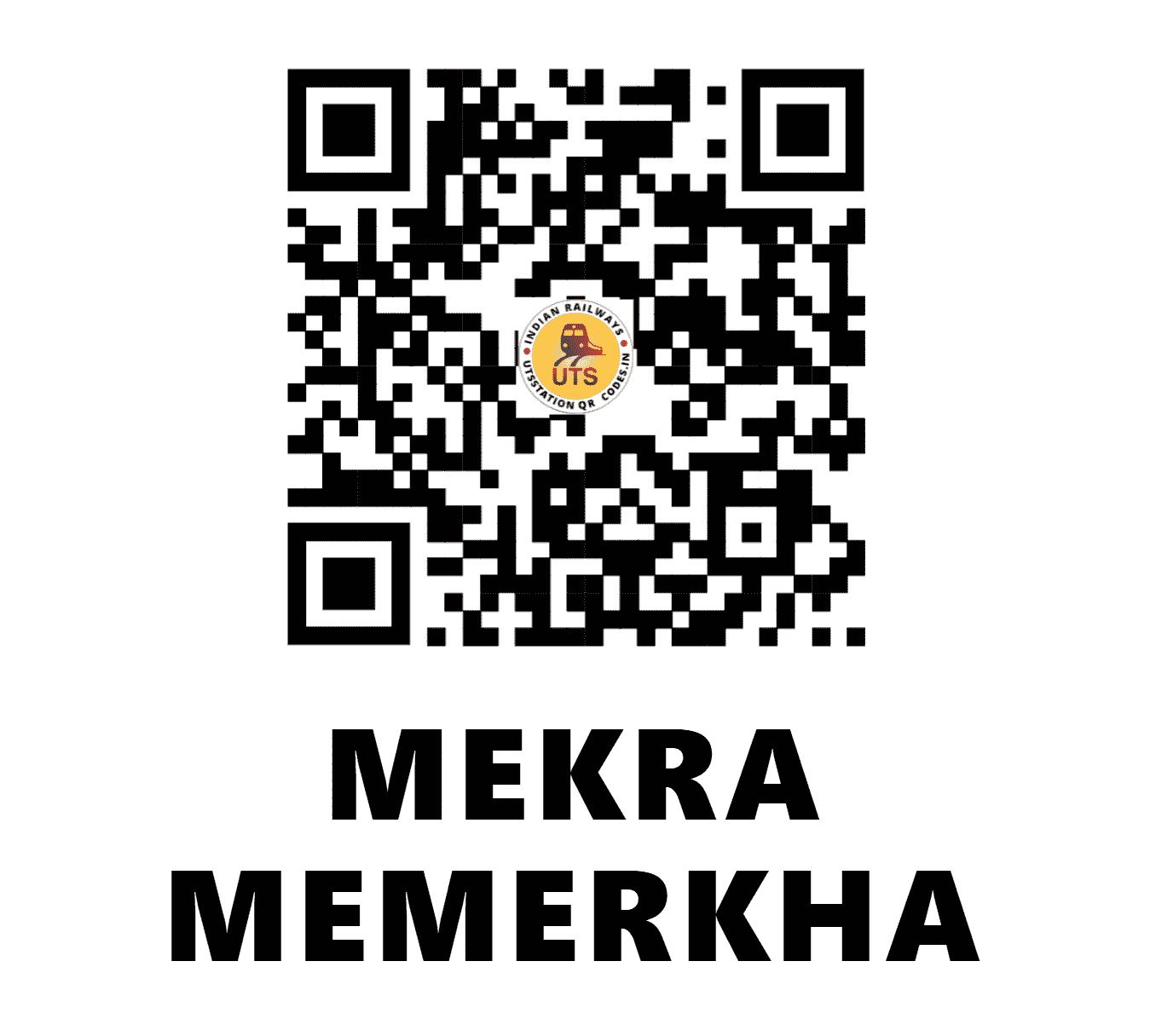 UTS QR Code for MEKRA MEMERKHA - MMKB (EC - BIHAR)