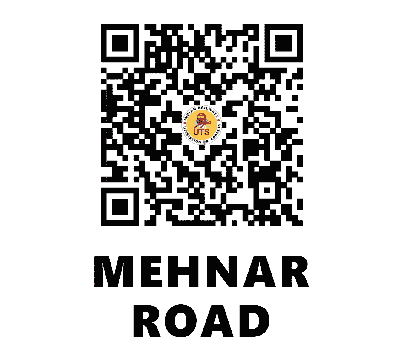 UTS QR Code for MEHNAR ROAD - MNO (EC - BIHAR)
