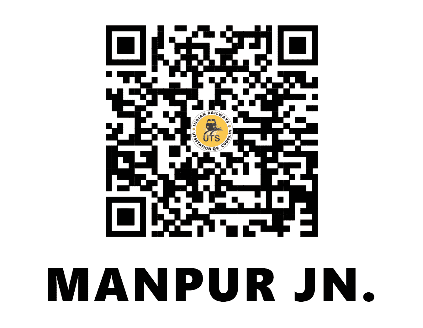 UTS QR Code for MANPUR JN. - MPO (EC - BIHAR)