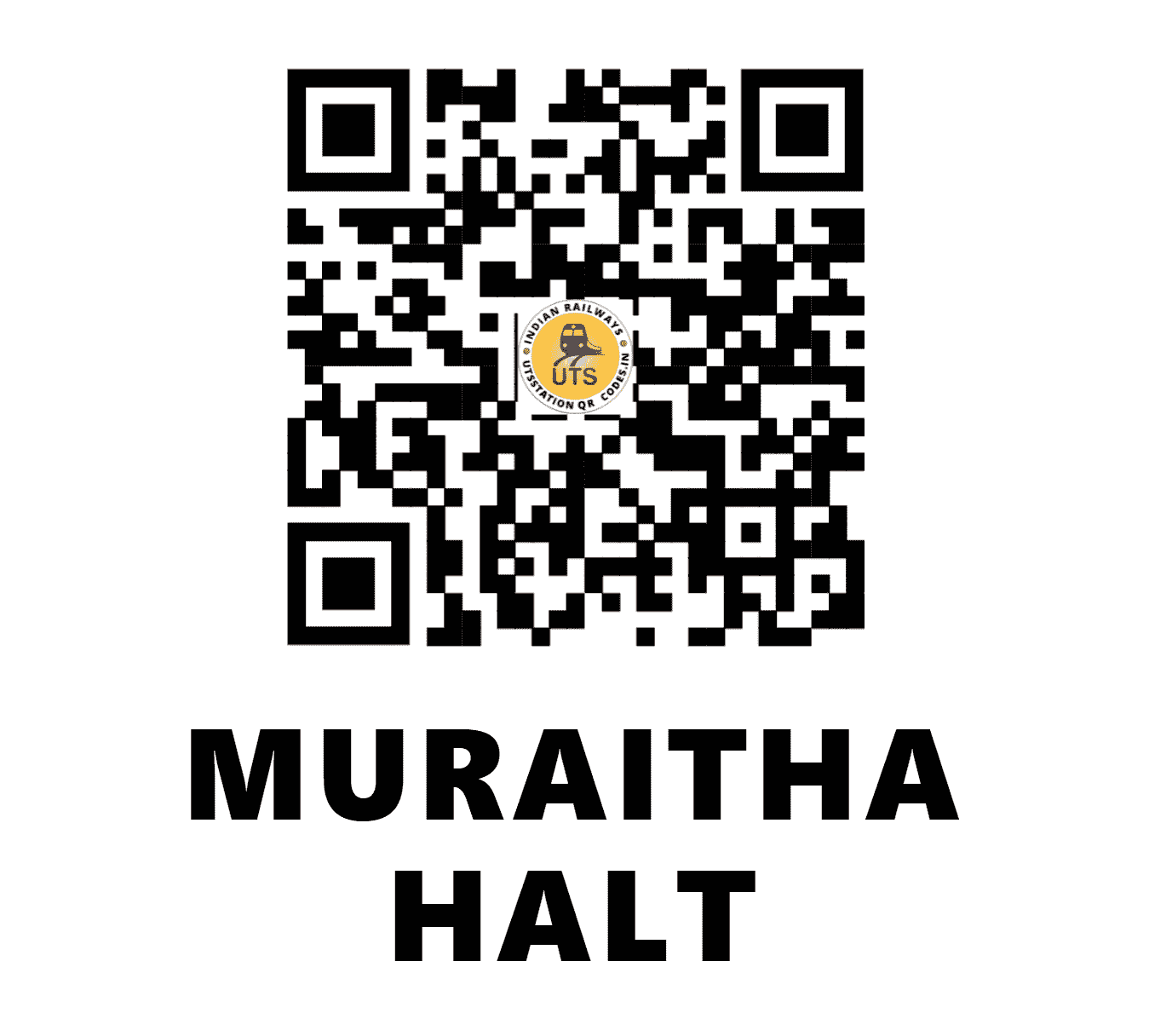 UTS QR Code for MURAITHA HALT - MRTA (EC - BIHAR)
